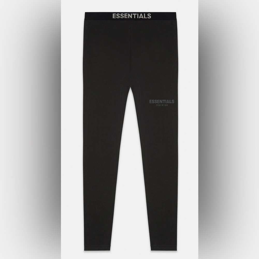 Essentials Fear Of God Black Athletic Leggings